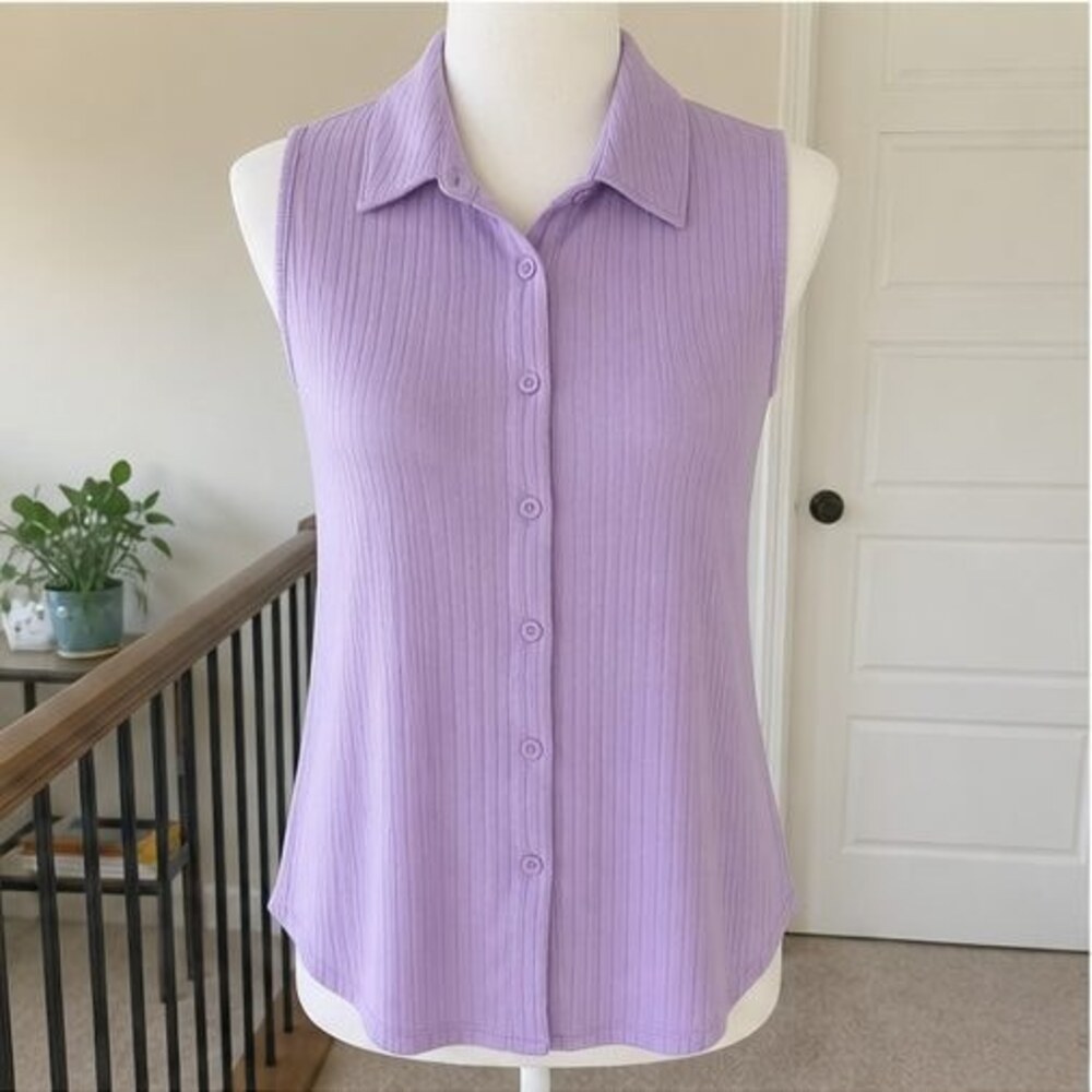 Lilac Wrap Blouse